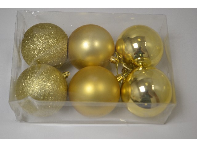 Набор шаров G03 8см 6шт